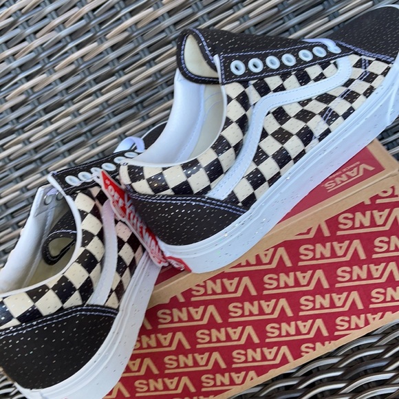 Vans Old Skool Confetti Black/True White MENS - Picture 15 of 16